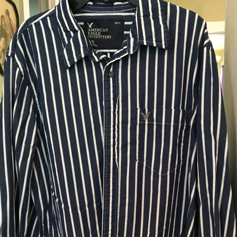 Men’s striped button down